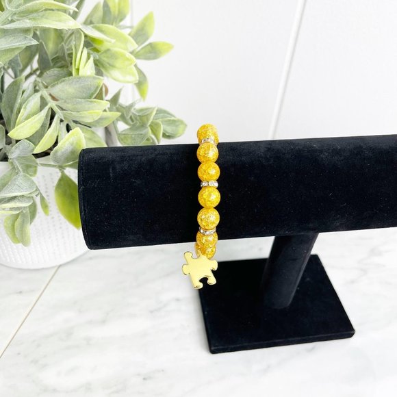 Aromatherapy Autism Awareness Lava Stone Handmade - Picture 10 of 10